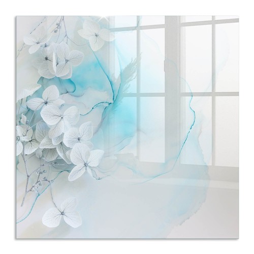 Toughened glass dining table - glass,