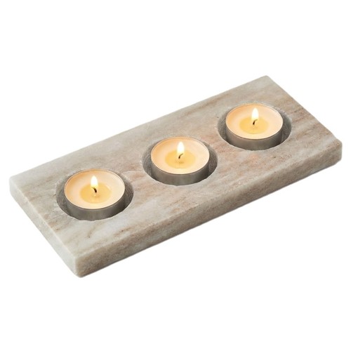 Marble stone tea light - 3,