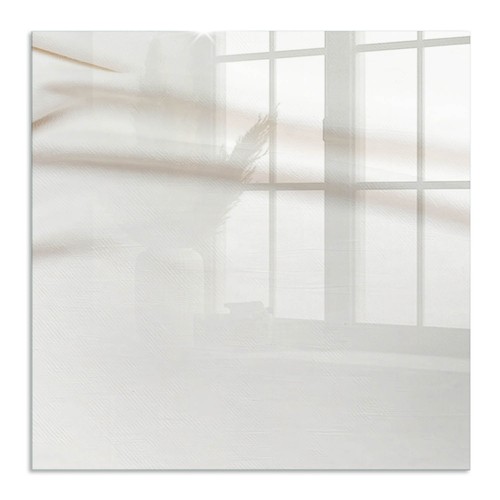 Toughened glass dining table - glass,