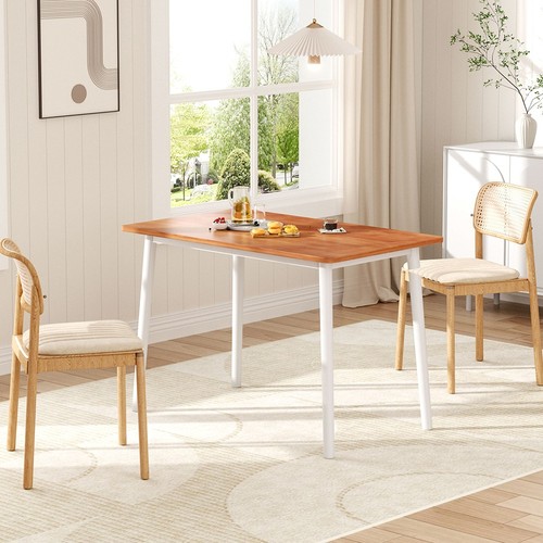 Modern wooden dining table - dining, 4