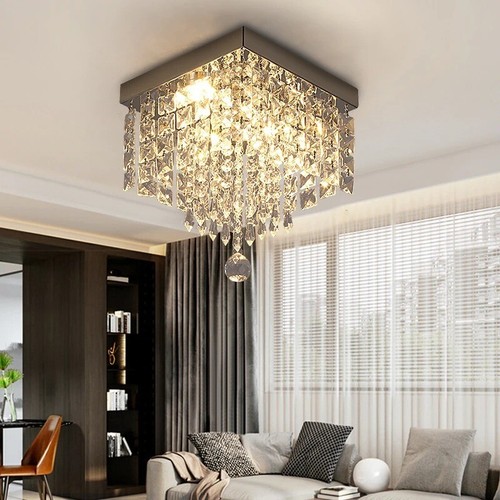 Modern crystal chandelier - k9,